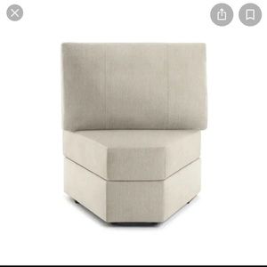 Lovesac Tan Combed Chenille Wedge Seat Cover